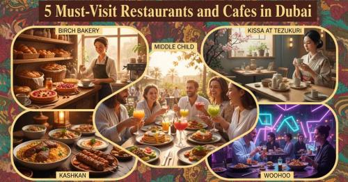 5 Must-Visit Restaurants and Cafes in Dubai